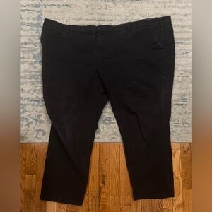 Dockers 56 x 32 Tapered Fit Stretch Straight Cut Black Chinos Big and Tall